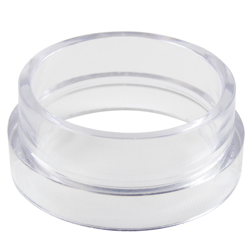 Middle ring only; Styrene, clear, 1/2-inch 