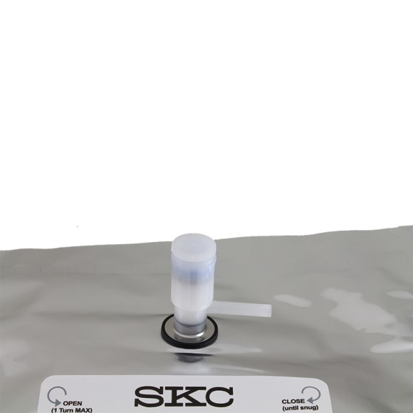 Standard FlexFoil Sample Bags, 25 Liters, Single Polypropylene Fitting