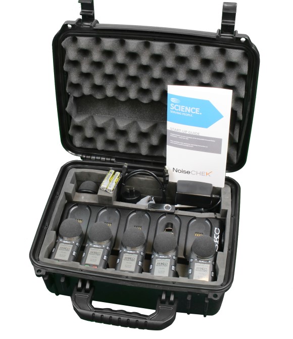 NoiseCHEK Noise Dosimeter 5-pack Kit, No BLE