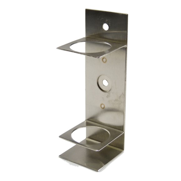 Holder, for Glass Midget Impinger, Single, Stainless Steel