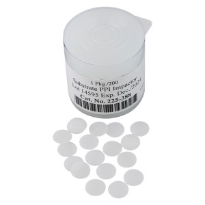 Parallel Particle Impactor (PPI) Impaction Substrates, Porous Plastic Discs, 3/8 inch Diameter, Pack of 200