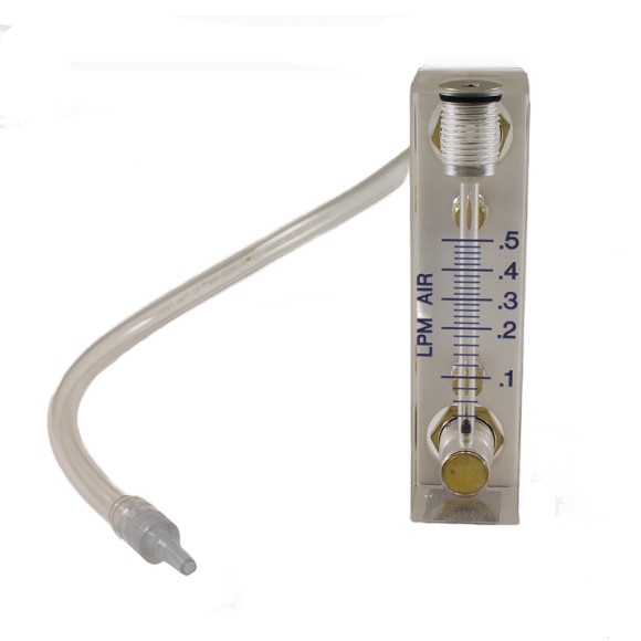 Rotameter, 0.05 to 0.5 L/min