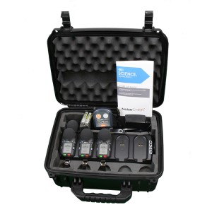 NoiseCHEK IS Noise Dosimeter 3-pack Kit with Class 2 Calibrator, No BLE