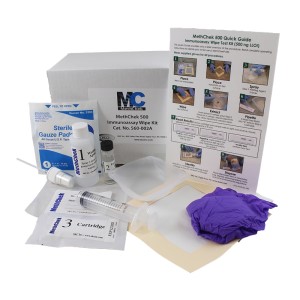 MethChek 500 Colorimetric Wipe Kit, Semi-quantitative, pk/12