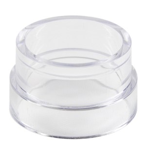 Cassette Spacer, 1/2-inch, 25 mm, Clear Styrene