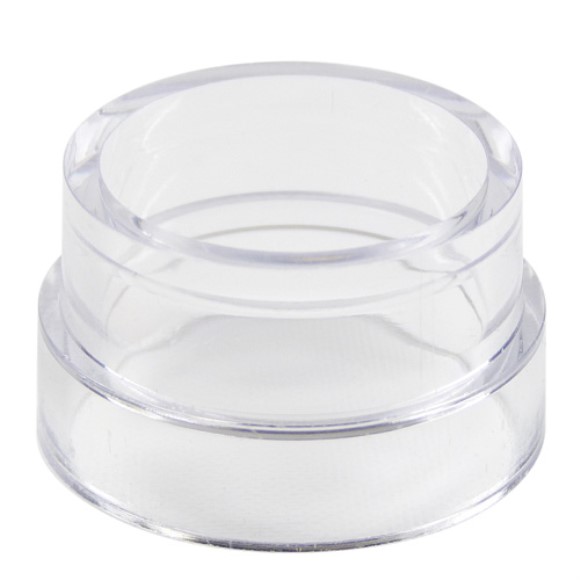 Cassette Spacer, 1/2-inch, 25 mm, Clear Styrene