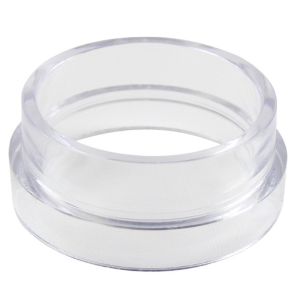 Cassette Spacer, 1/2 inch, 37 mm, Clear Styrene