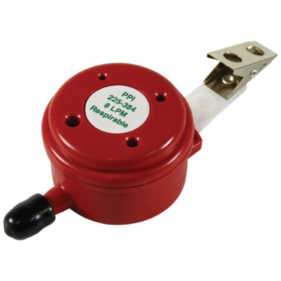 Parallel Particle Impactor (PPI), Disposable Plastic, Preloaded PVC Filter, Respirable, 8 L/min