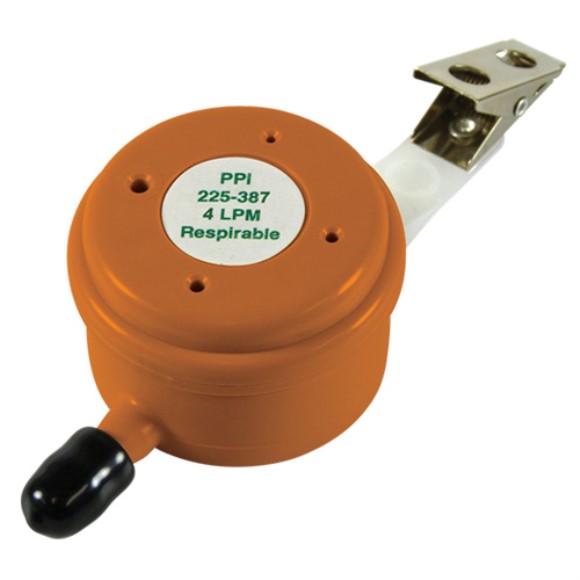 Parallel Particle Impactor (PPI), Disposable Plastic, Preloaded PVC filter, Respirable, 4 L/min