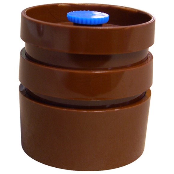 Opaque Styrene Filter Cassette Blank, Brown, 37 mm