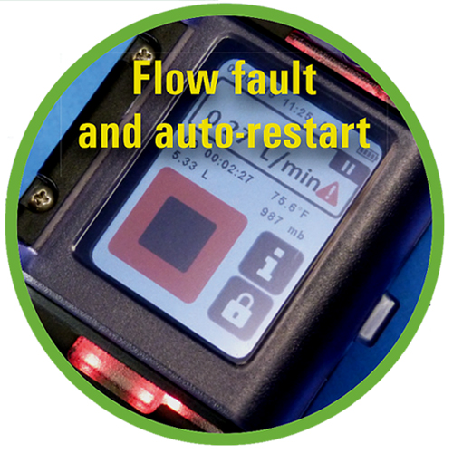 Flow fault and auti-restart