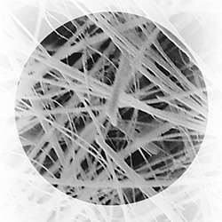 Glass Fiber Depth Filter closeup of fibers