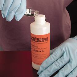 Prepare the solution for lead sampling