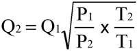 Calibration formula